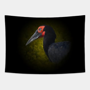 Ground hornbill Tapestry