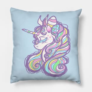 Easter Unicorn Pillow