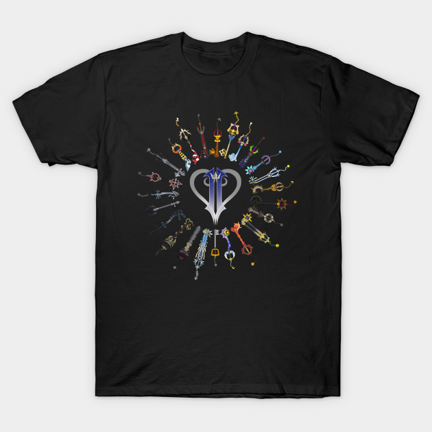 Discover Kingdom Hearts 2 Keyblades - Kingdom Hearts - T-Shirt