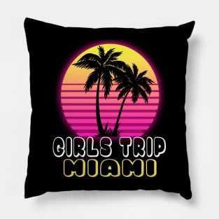 miami girls trip Pillow