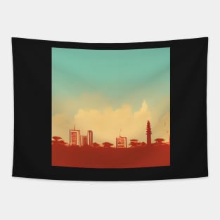 Dar Es Salaam | Comics style Tapestry