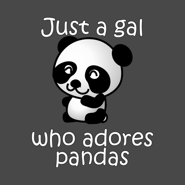 Awesome Adorable Panda Cute Teens Girl Women Gift by rayrayray90