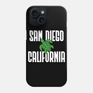 San Diego California Turtle San Diego Beach Phone Case