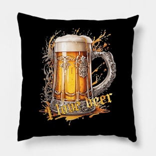 Mug Beers - I love beer Pillow