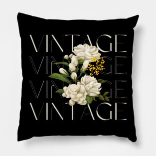 Flower vintage love Pillow