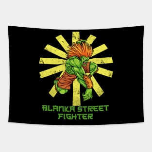 Blanka Street Fighter Retro Japanese Tapestry