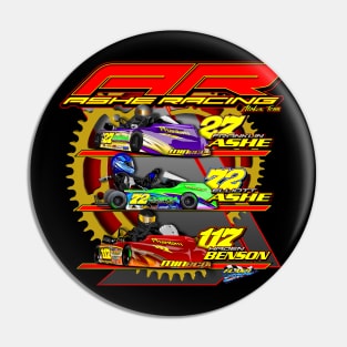 Ashe Racing Team Logo with Drivers Pin