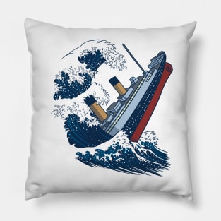 The Wave Titanic Pillow