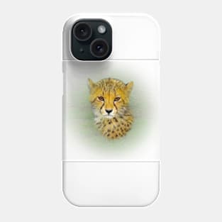 Cheetah cub Phone Case