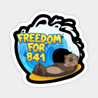 Freedom for 841 Otter Magnet