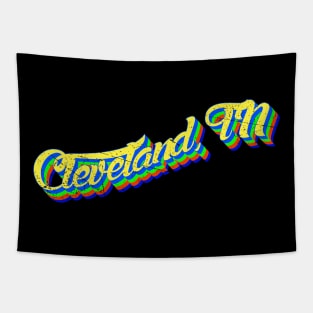 Cleveland, Tennessee - Throwback Tapestry