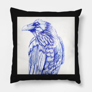 To and Crow by Chad Brown Pillow