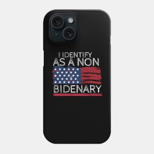 I identify as non Bidenary (v16) Phone Case