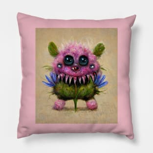 Cute flower monster Pillow