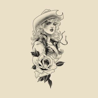 Wholesome Cowgirl - transparent T-Shirt