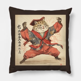 Edo cat Pillow