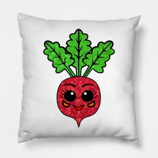 KAWAII Veggies Funny Beet Pillow