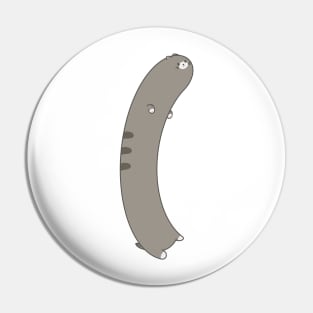 Sausage Cat T-Shirt Pin