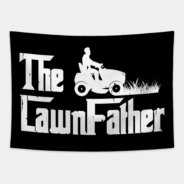 The Lawn father funny Lawn Mowing Gardening Gardener Tapestry by Wakzs3Arts