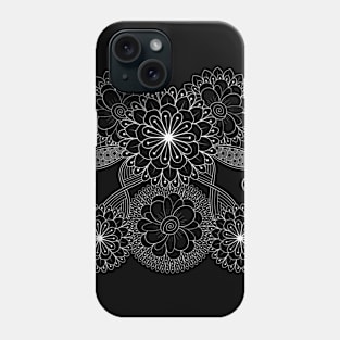 Minimalist Flowers-Mandala Flower Phone Case