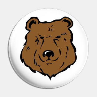 Bear Face Pin