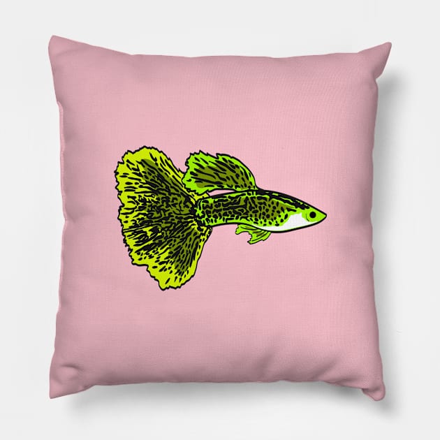 GUPPY LEMONCONTEST Pillow by ricky_ikhtifar