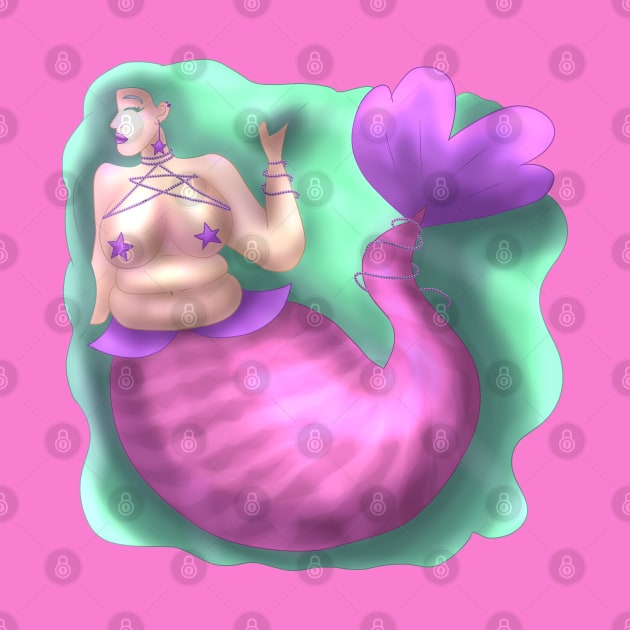 Curvy Mermaid by TheQueerPotato