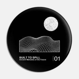 Built To Spill / Minimalist Graphic Fan Artwork Design Pin