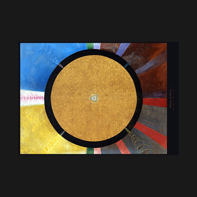 Hilma af Klint Altarpiece No.3 1915 Abstract Painting by tiokvadrat