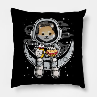 Astronaut Fastfood Dogelon Mars Coin To The Moon Crypto Token Cryptocurrency Wallet Birthday Gift For Men Women Kids Pillow