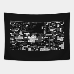 Monochrome blocks Tapestry