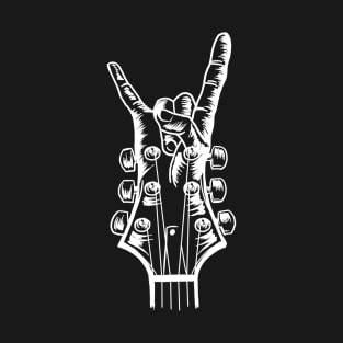 Acoustic Guitar Rock Hand T-Shirt