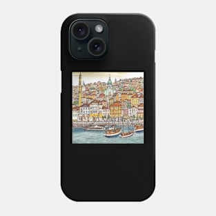 Istanbul city drawing Phone Case