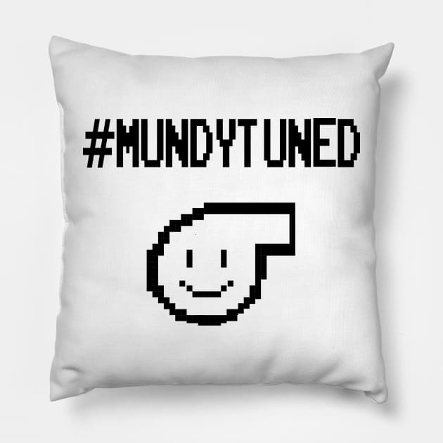 #MundyTuned Turbo Black Pillow by #MundyTuned