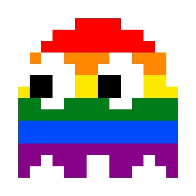 Rainbow Ghost by PixelFaces