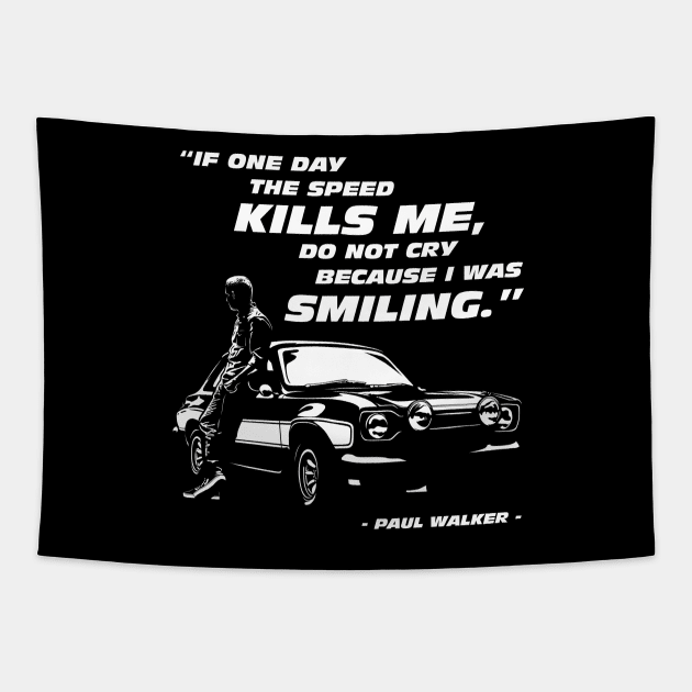 The Speed Kills Me Tapestry by zurcnami