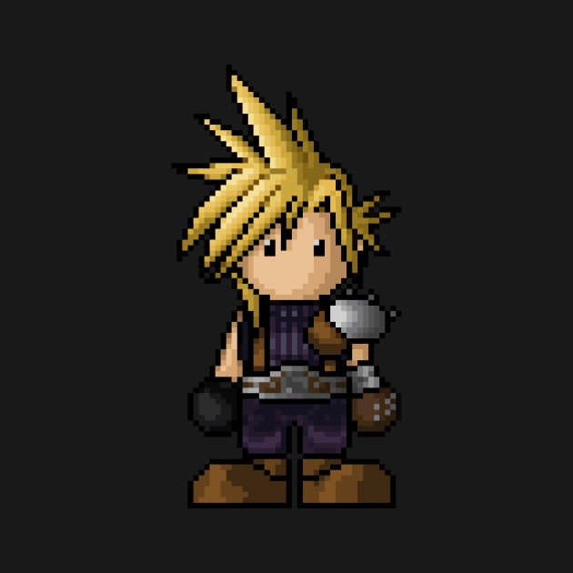 FF7 Cloud Strife by PixelKnight