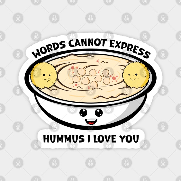 Time For Hummus Magnet by Art by Nabes