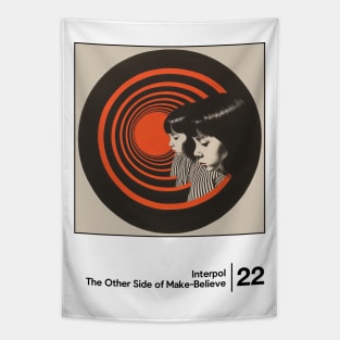 The Other Side of Make-Believe / Minimalist Graphic Artwork Design Tapestry