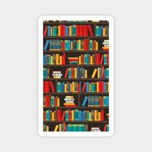 Book Pattern Artwork - Reading Lover Magnet