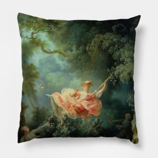 Swing Jean-Honoré Fragonard Famous Rococo Art Pillow