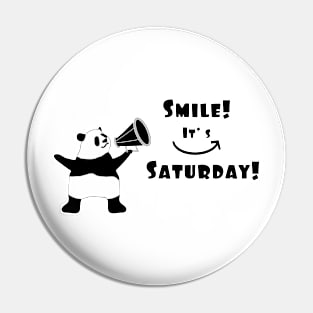 Panda's Smile! It’s Saturday! Pin