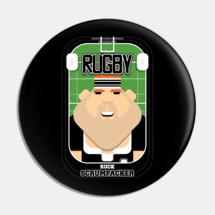 Rugby Black - Ruck Scrumpacker - Josh version Pin