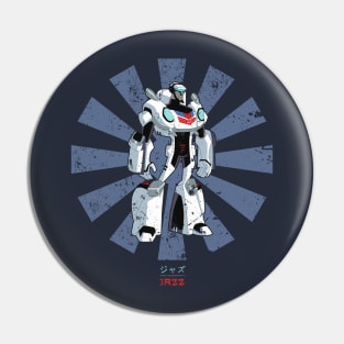 Jazz Transformers Retro Japanese Pin