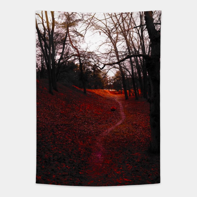 Fantasy forest Tapestry by human_antithesis