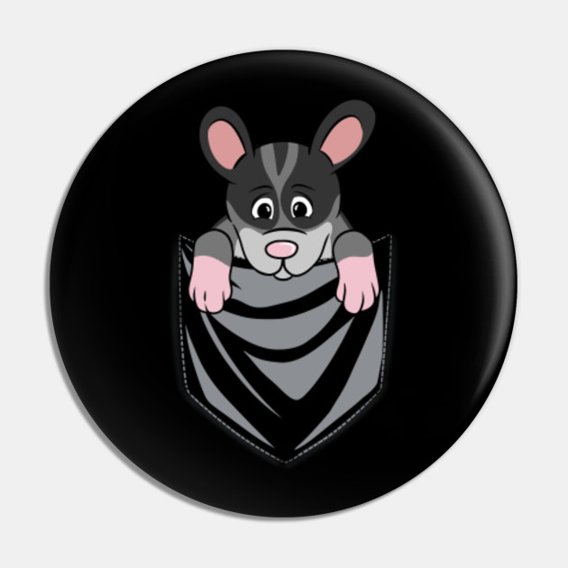 Sugar Glider Cartoon Pocket Graphic Sugar Glider Pin Teepublic Sugar gliders are *not* actually squirrels, though they look similar. teepublic