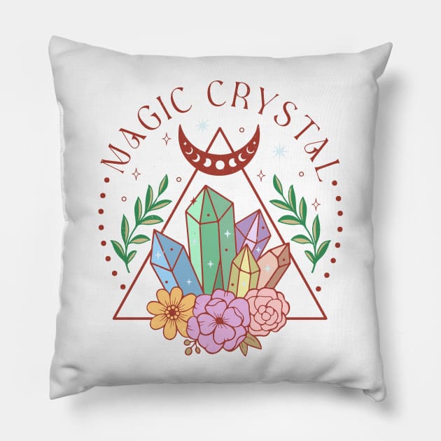 Magic crysal Pillow by piksimp