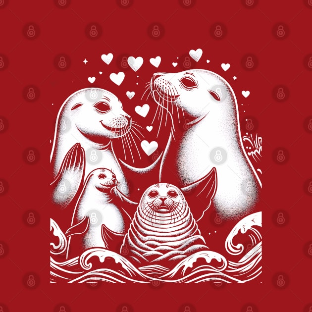 A great gift idea for girls, women, sister, mother, girlfriend, wife and any girl wo loves Seals by click2print