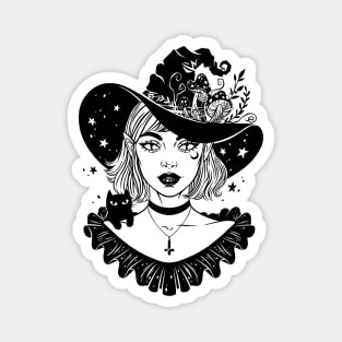 Fly agaric witch Magnet