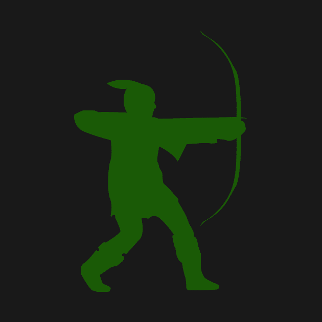 Nottinghamshire Archer by Wickedcartoons